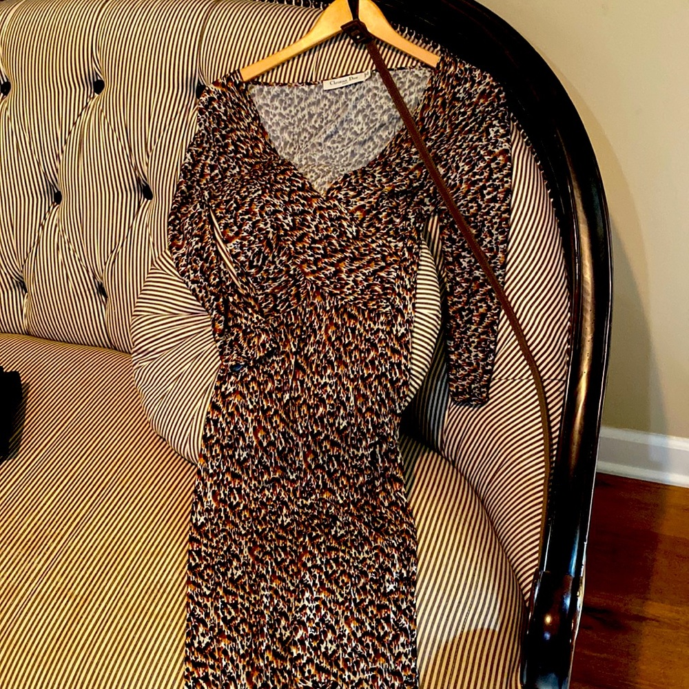 Christian Dior midi dress.
